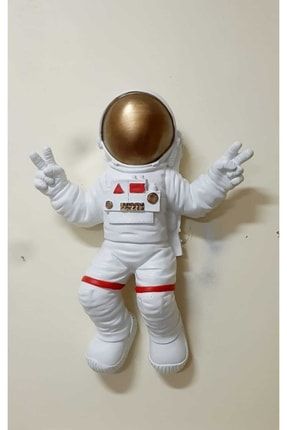 Dekoratif Astronot Apollo Duvar Heykeli (47x35cm) TYC00458978819