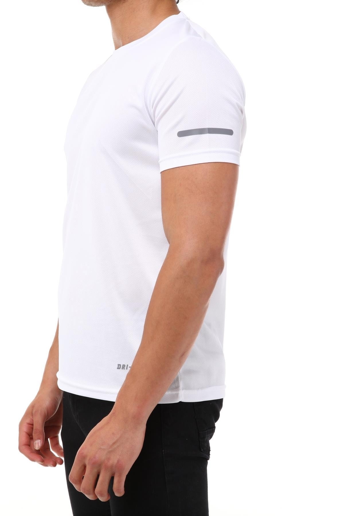 GHASSY CO Erkek Nem Emici Hızlı Kuruma Atletik Teknik Performans T-shirt görsel 3