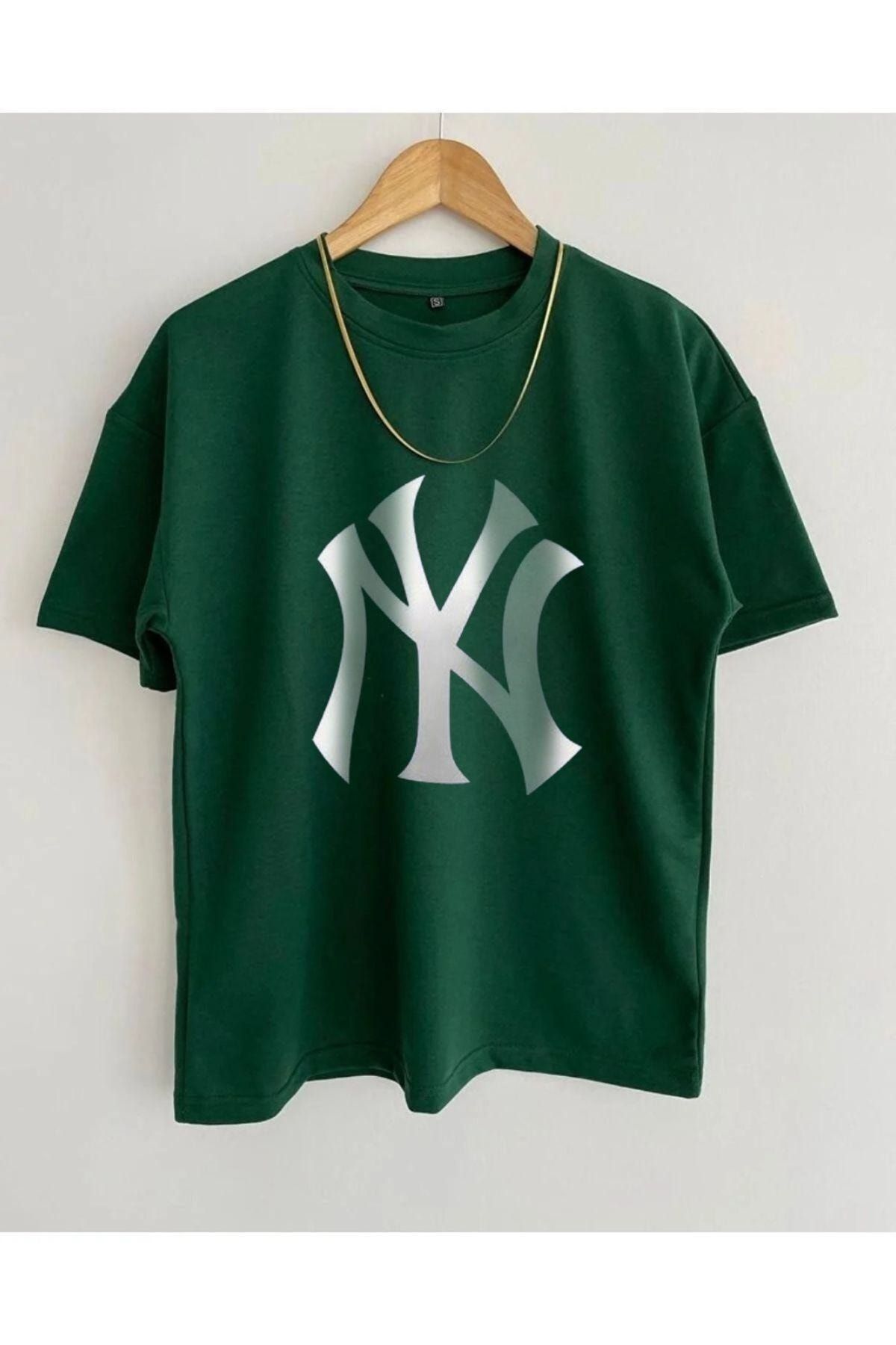 Green yankees hotsell shirt