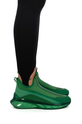 Kadın Yeşil Airtaban Sneaker Spor Ayakkabı Soyo