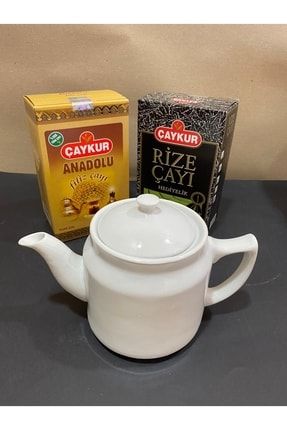 Porselen Beyaz Demlik , Anadolu Çay Ve Rize Turist Çay Seti demlik ve anadolu , Rize Çay set