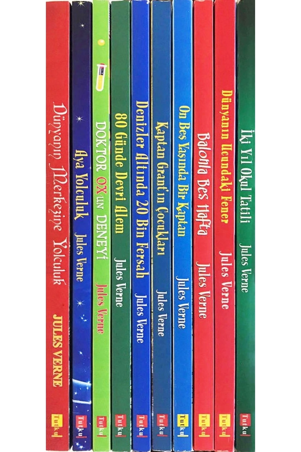 Tutku Yayınevi Çocuk Klasikleri - 10 Kitap (resimli) 7-12 Yaş - Jules Verne, Aya Yolculuk - Çocuk - Hikaye fotoğrafı 2 (önizleme)