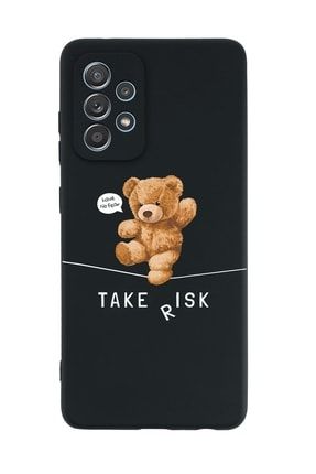 Samsung A52 Take Risk Premium Silikonlu Telefon Kılıfı samsA52syhtakerisk