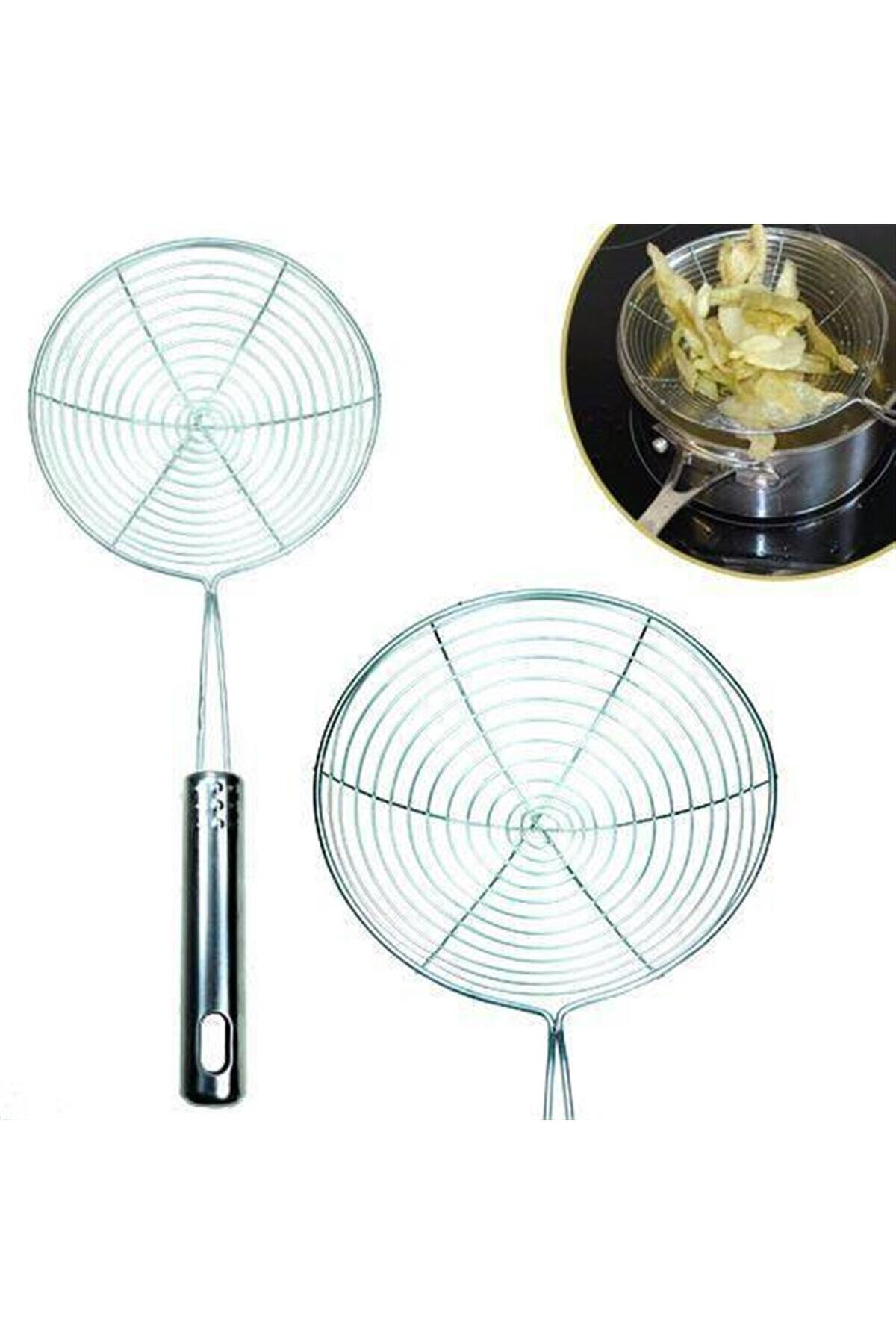 Enfa-16cm Roast Tongs - Steel Wire Colander 3