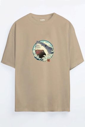 Unisex Shark Köpek Baliği Oversize T-shirt Unisex-Tshirt-SharkKöpekBaliği