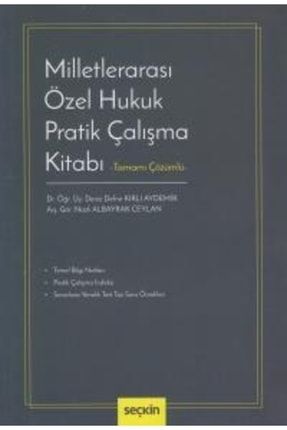 Milletlerarası Özel Hukuk Pratik Çalışma Kitabı - Tamamı Çözümlü - Deniz Defne Kırlı Aydemir SK2990