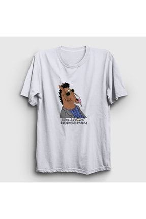 Unisex Beyaz Bojack Horseman T-shirt 299704tt