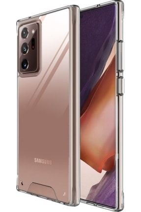 Samsung Galaxy Note 20 Ultra Ile Uyumlu Kılıf Silikon Kenarlı Ultra Korumalı Gard Kapak Şeffaf SKU: 265044