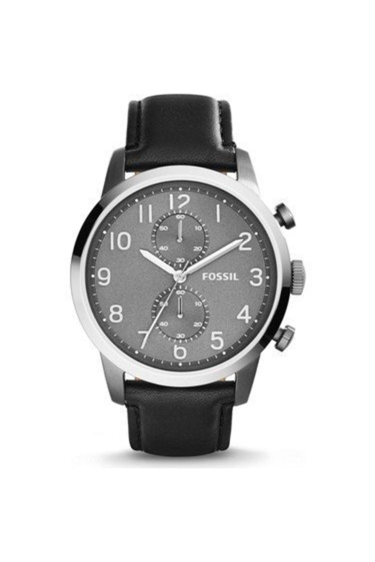 onlinekordon Fossil Fs4935 Black Leather Watch Band Trendyol