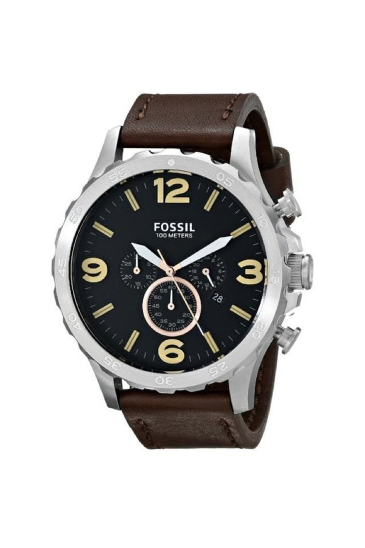 onlinekordon Fossil 24mm Jr1475 Compatible Leather Watch Band