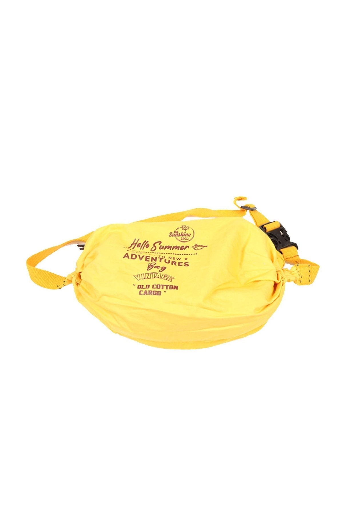 Attach Old Cotton Unisex Model 6119 Free Bag Çanta Sarı