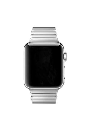 Metal Kayış/kordon Apple Watch Seri 3 42mm Kordon (parçalı Çizgi Tasarım) Gümüş SKU: 377914