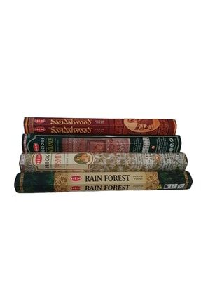 Tütsü Çesitleri Sandalwood, Jasmine,fragrance,rain Forest 80 Çubuk Tütsü TÜTSÜ01