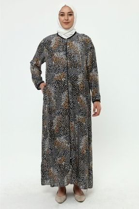 Fermuarlı Namazlık Ferace Sabahlık Elbise 901Fnt750000s