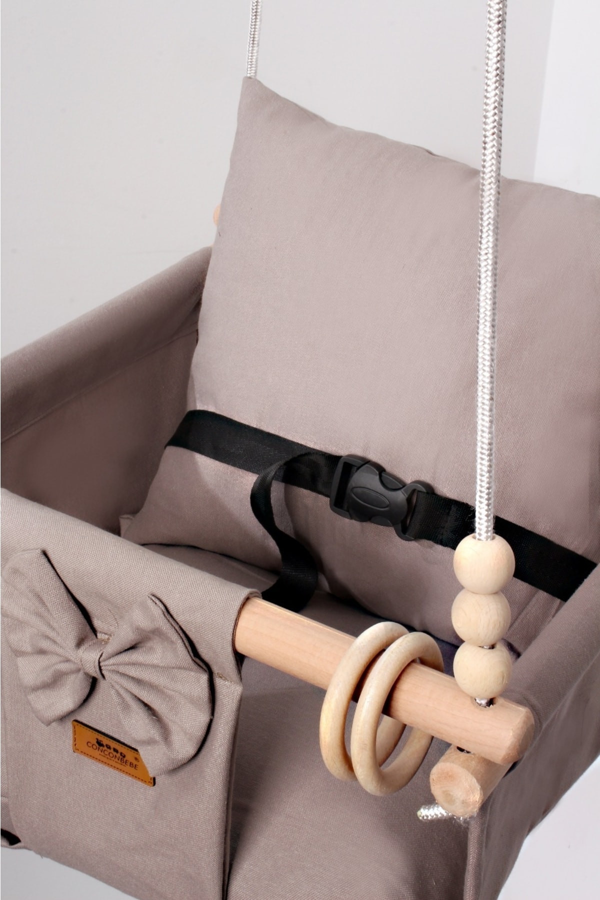 ConconBebe Emniyet Kemerli Çocuk Salıncak Bahçe Salıncağı Hamak fotoğrafı 2 (önizleme)