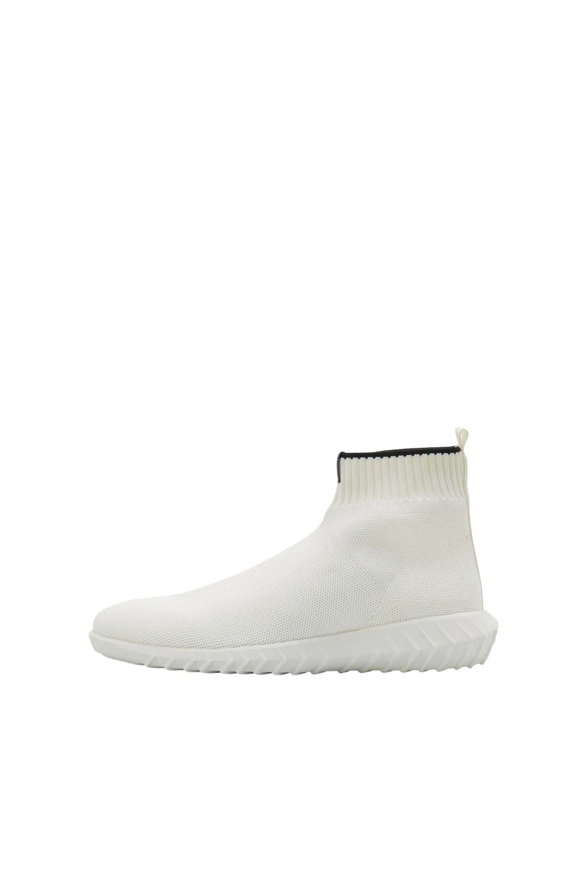 کفش اسنیکر جک اند جونز مردانه پارچه سفید  راسته      اسپرت | Jack & Jones 121946933 TR - تصویر 5