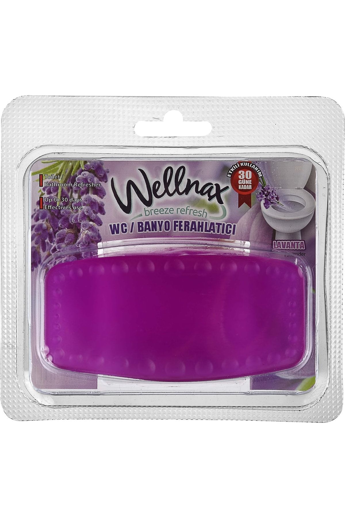 Wellnax breeze refresh Wc - Banyo Ferahlatıcı Lavanta Kokulu X1