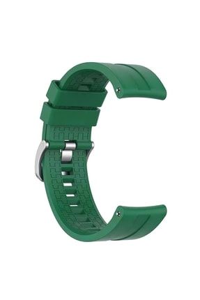 Huawei Watch Gt 3 Pro 46mm Titanyum Kordon, Silicone Rapidbands Koyu Yeşil CS130-GT3-PRO-46MM-RPDBND-22MM