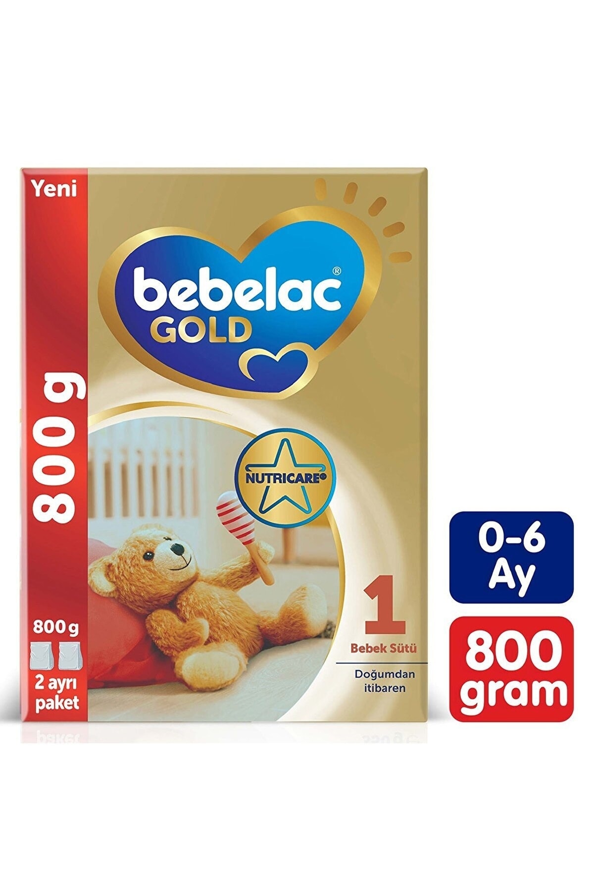 Bebelac Gold 1 Bebek Sütü 800 G 0-6 Ay