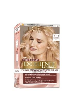 L’oréal Paris Excellence Creme Nude Renkler Saç Boyası - 10u Nude Açık Sarı 20013801