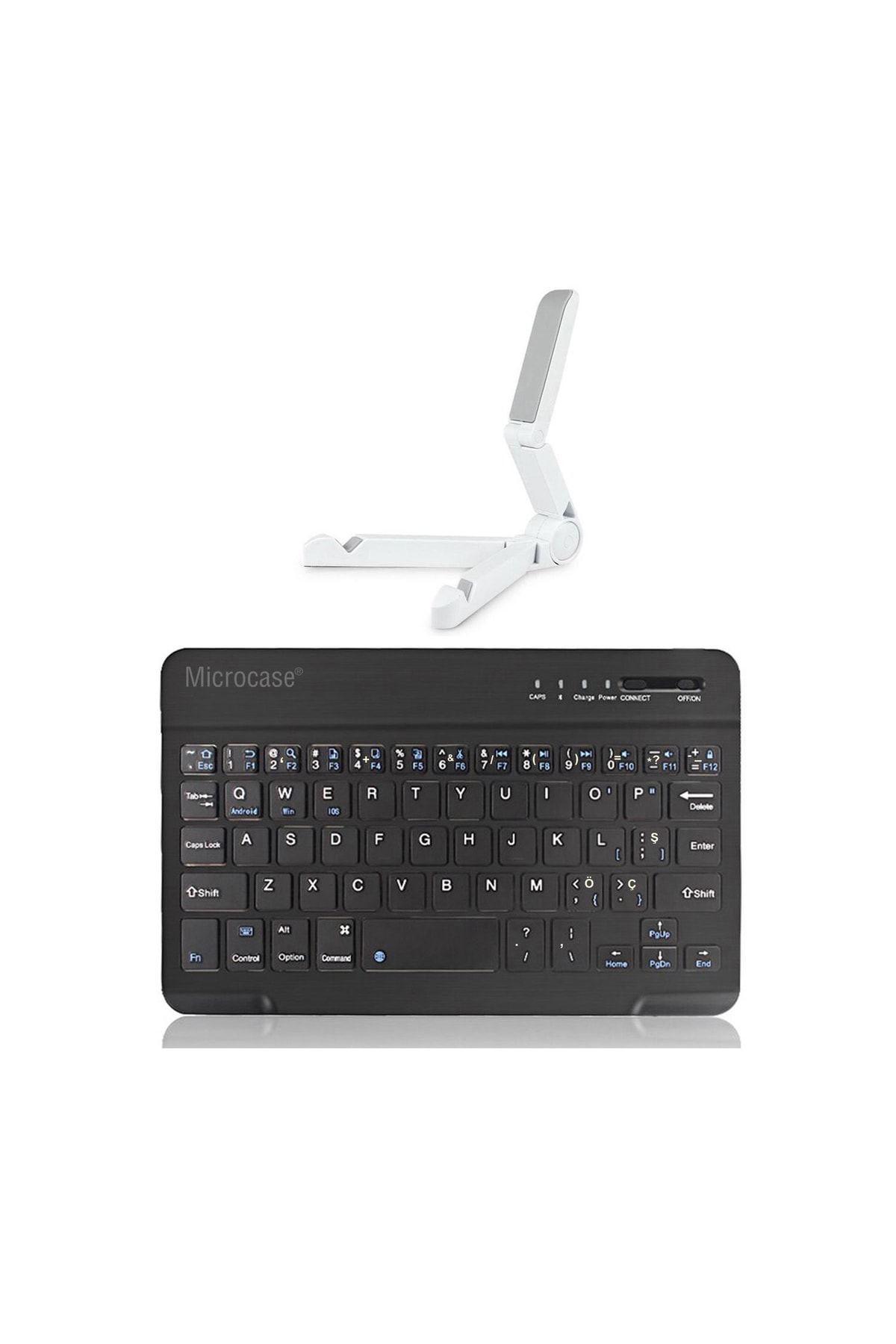 Lenovo Tab M8 Tb-8505f 8505x Uyumlu Bluetooth Klavye 20 Cm (tr Sticker) +tablet Standı-al2760 5