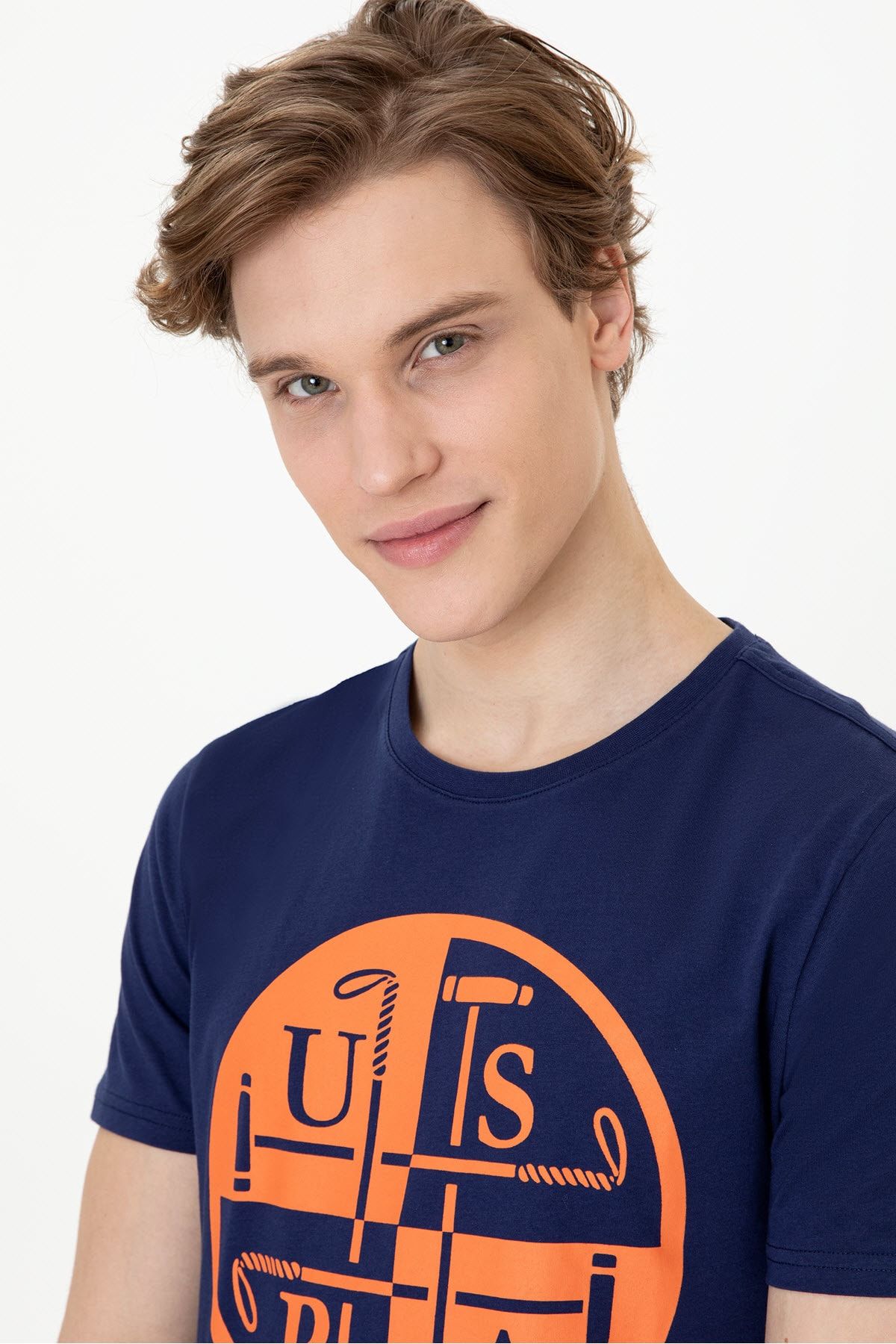 تی شرت آبی مردانه سرمه ای U.S. Polo Assn.