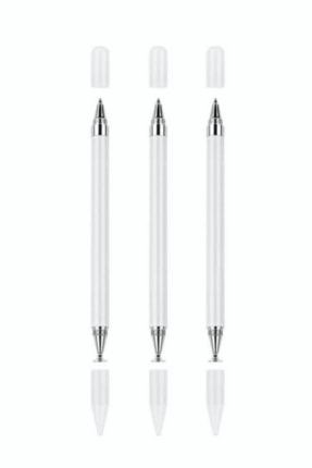 Dokunmatik Çizim Yazı Kalem Tüm Dokunmatik Cihazlara Uyumlu Tablet Telefon 3 Adet Eko Set setmird529