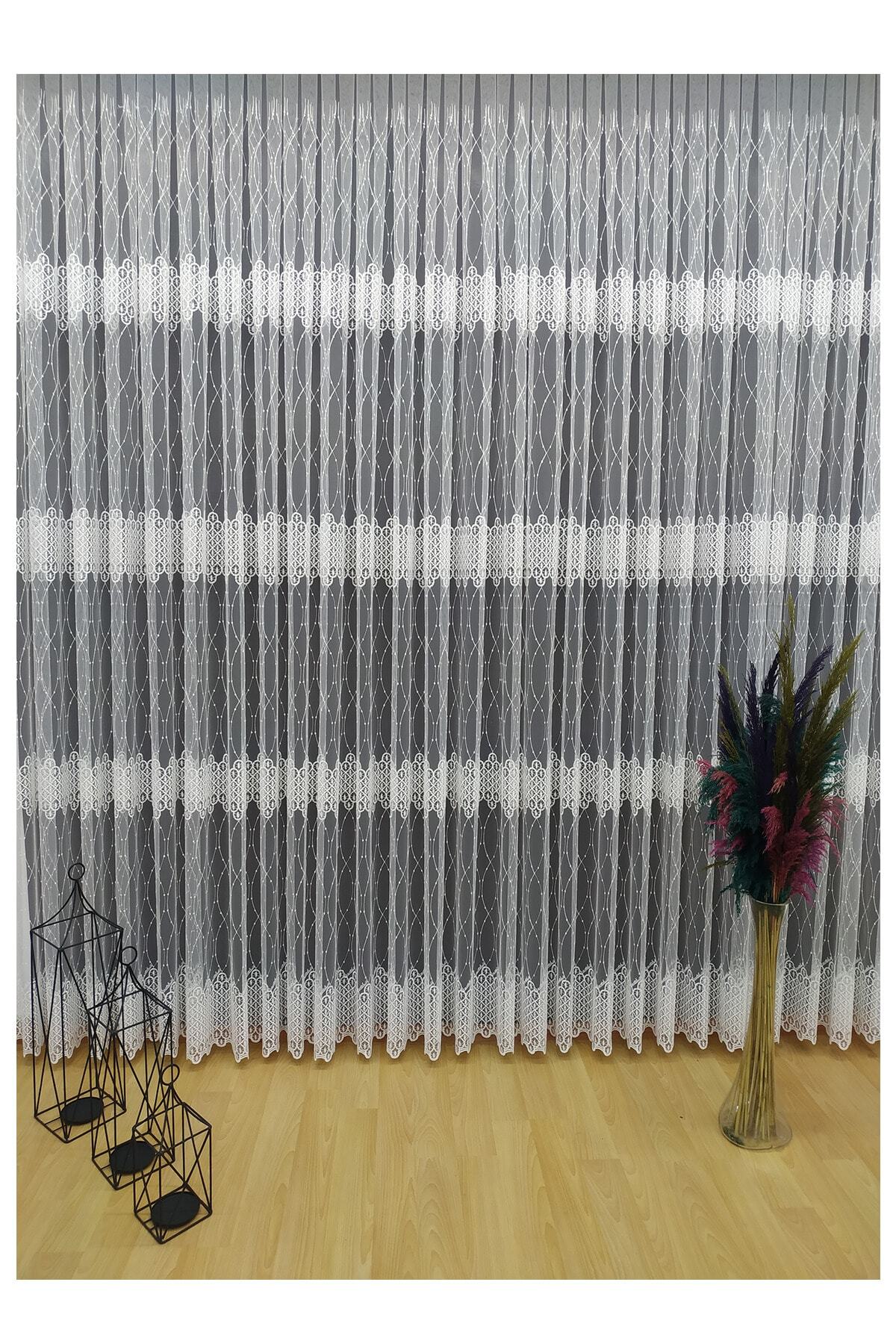 evihtiyaclarim by IOC-New Season Honeycomb Panel Pattern Virtual Backdrop Does Not Require Ironing Sikpile Tulle Curtain 6