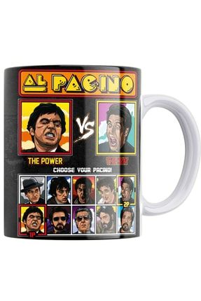 Al Pacino Film Karakterleri Çift Taraflı Baskılı Porselen Kupa Bardak rmz654
