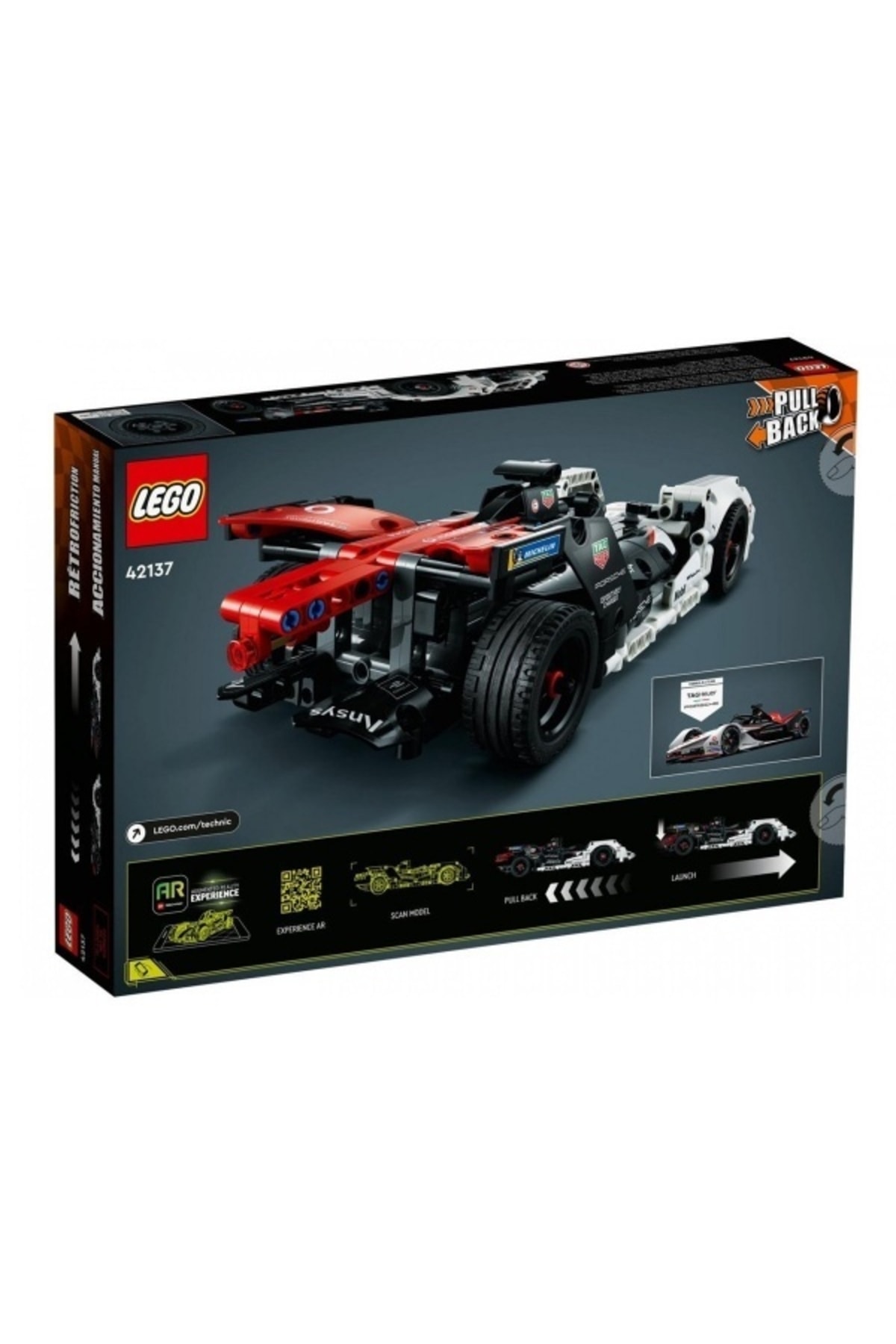 ۴۲۱۳۷ لگو ® تکنیک – پورشه ۹۹X الکتریکی فرمول E ®، ۴۲۲ قطعه +۹ سال