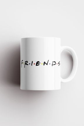 Friends Logo Baskılı Porselen Kupa Bardak SNPZ-BRDK-1021
