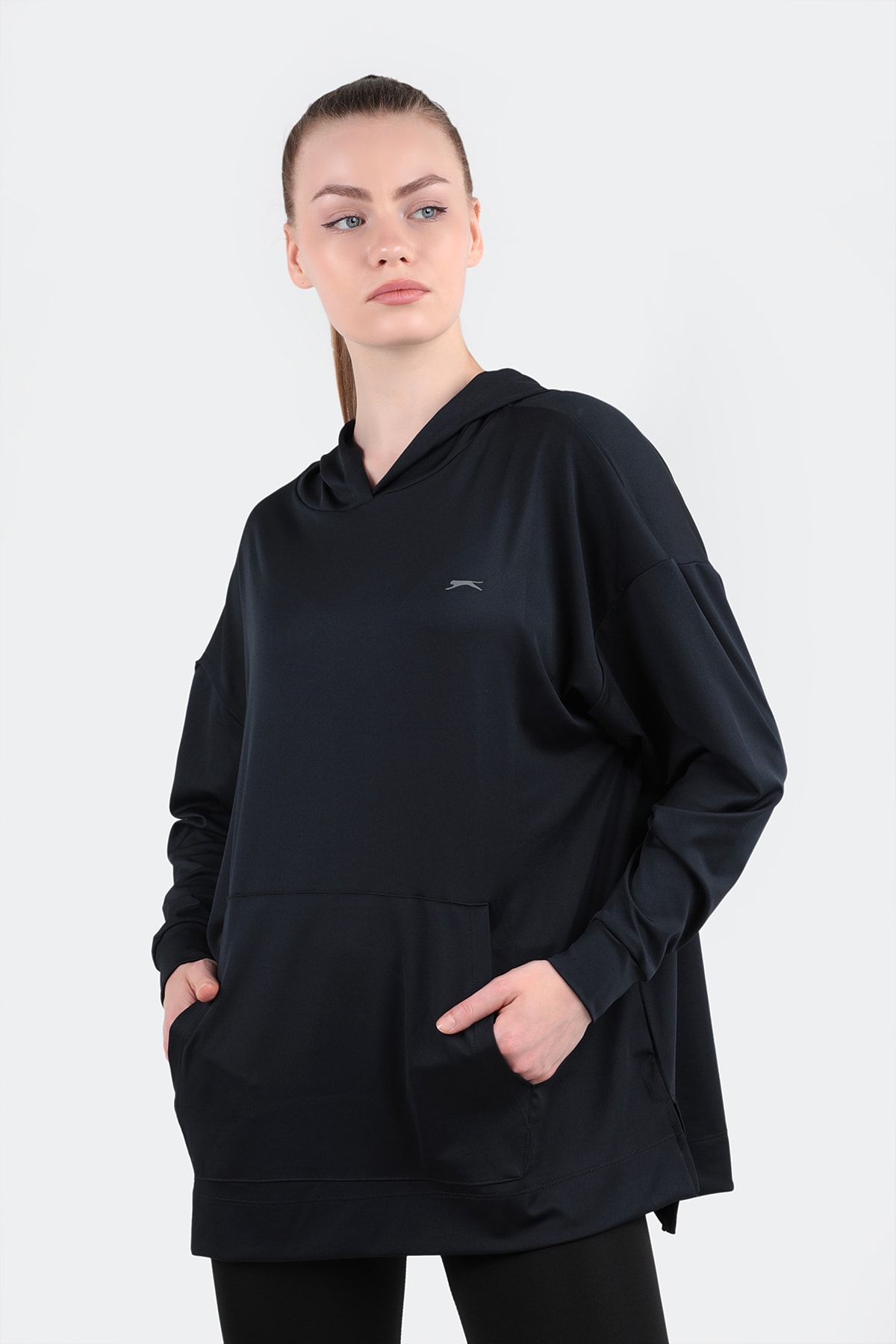 Slazenger Sport-Sweatshirt Dunkelblau Regular Fit