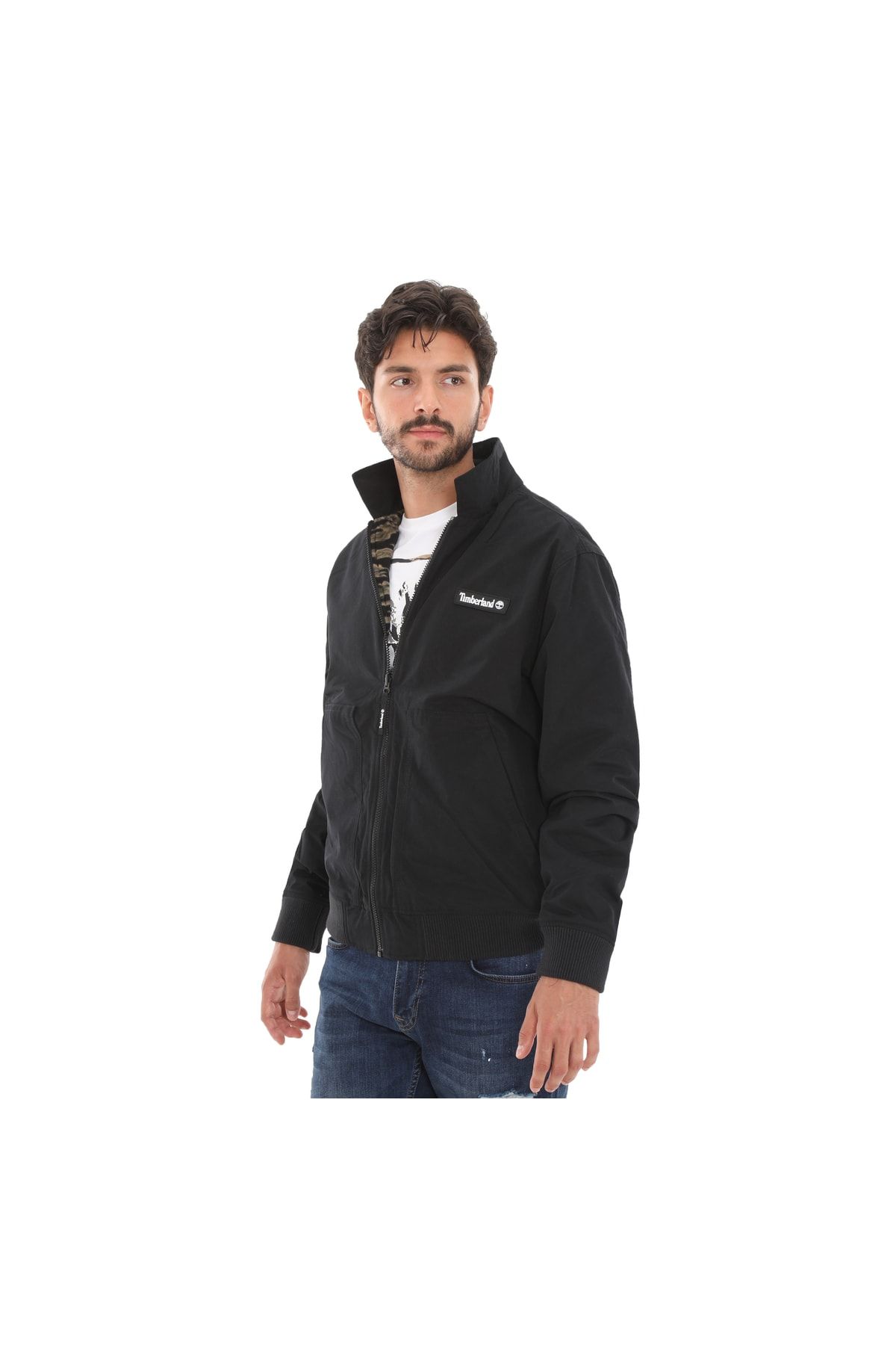 Timberland jacket black best sale