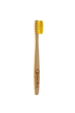 Nordics Bambu Çocuk Diş Fırçası Sarı SLPY1396