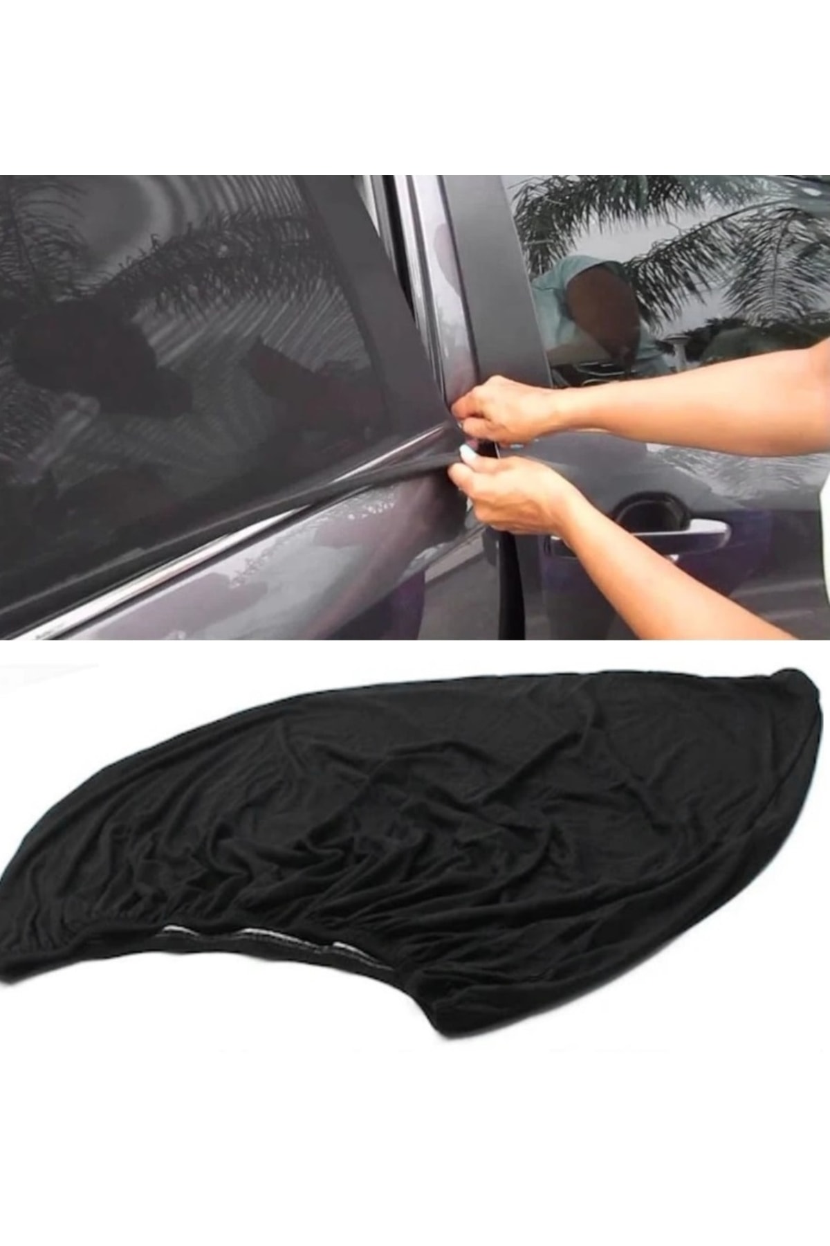 skyinn Oto Yan Cam Perdesi Araba Arka Güneşlik Araç Anne Bebek Çocuk Perde Arka Koltuk Emzirme Örtüsü Tekli fotoğrafı 2 (önizleme)