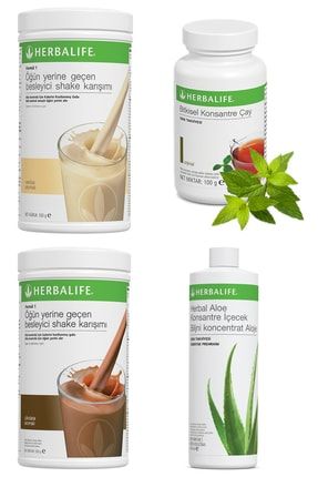 Shake Vanilyalı,çikolatalı 1 Adet, Aloe Vera 1 Adet Ve Klasik Çay 100gr 1 Adet 69