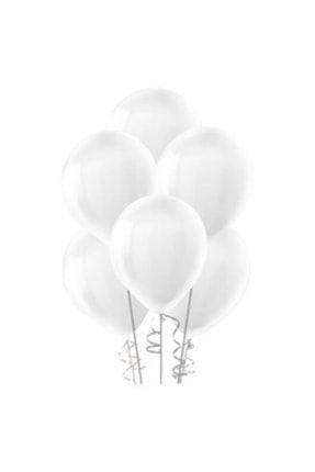 Pastel Balon Beyaz Dekor Balonu 20 Adet Beyaz BYS000001254