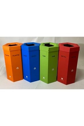 Atık Kutusu Seti 4 Adet Renkli ONC999-0001