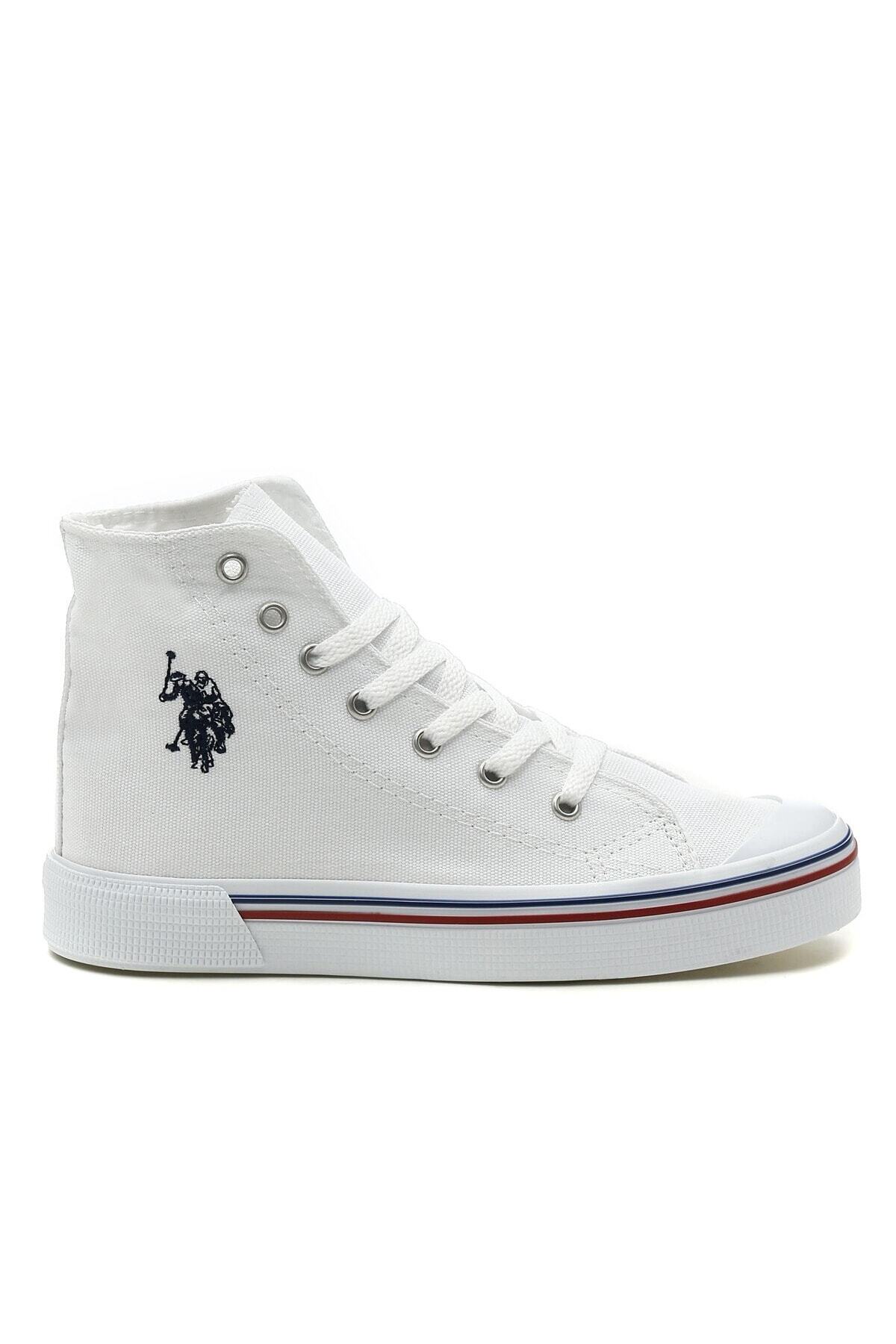 بوت U.S. Polo Assn. یو اس پولو بلند ورزشی روزمره یونیسکس کتان پنه لوپه سلام - بنجامین اورجینال - تصویر 2
