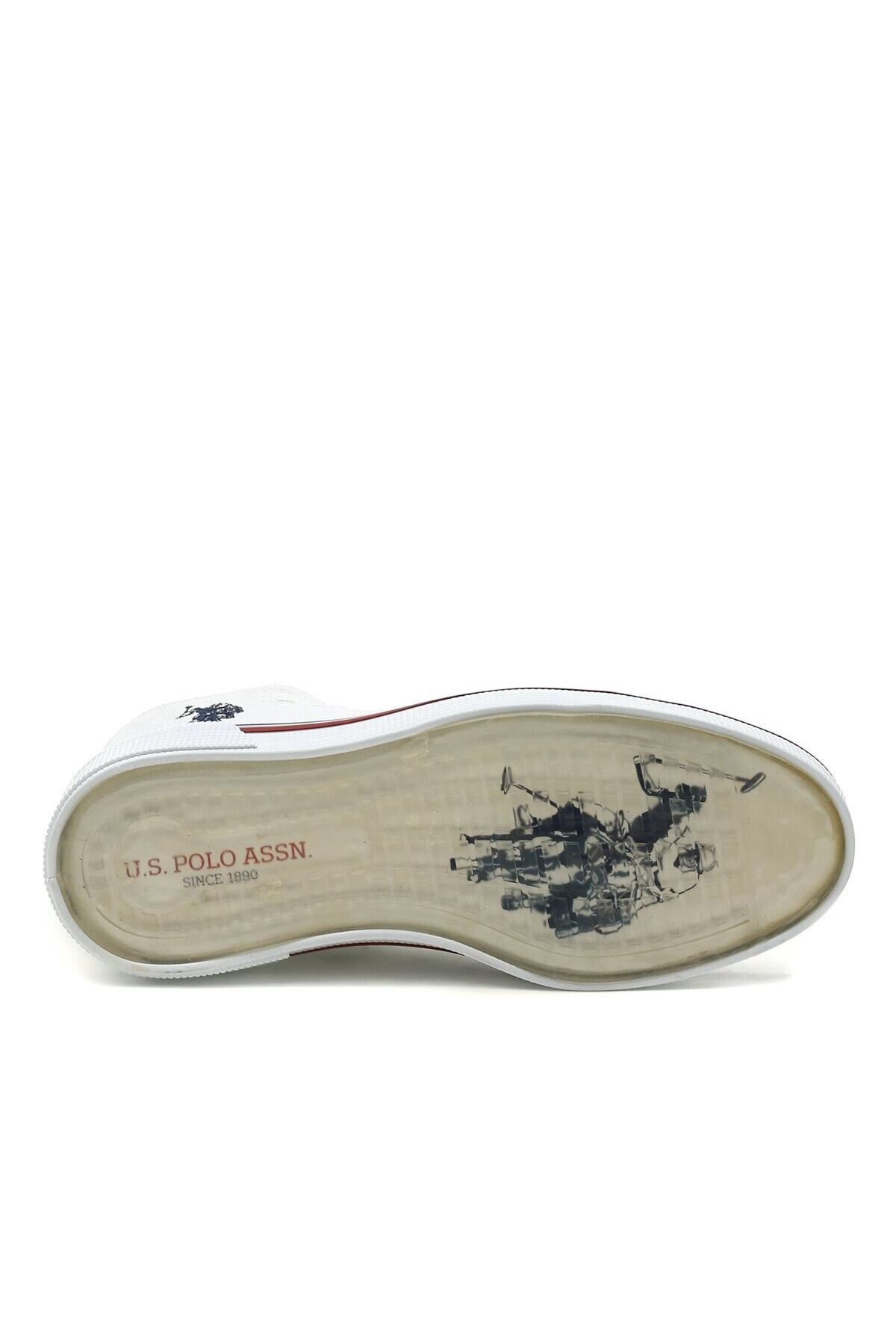 بوت U.S. Polo Assn. یو اس پولو بلند ورزشی روزمره یونیسکس کتان پنه لوپه سلام - بنجامین اورجینال - تصویر 4