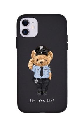 Iphone 11 Police Teddy Bear Tasarımlı Lansman Telefon Kılıfı TTMT2-i11