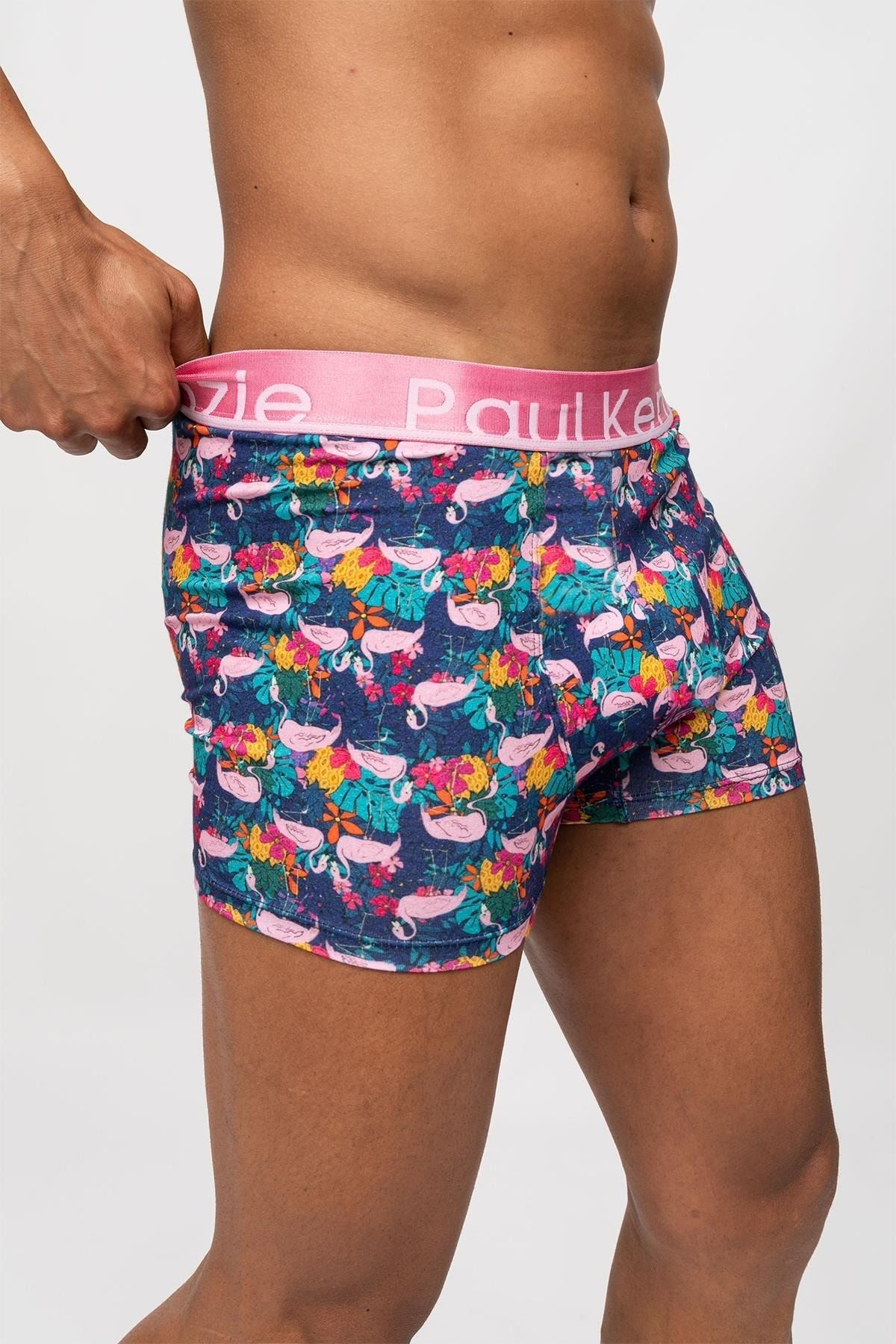 Paul Kenzie-Unique Effect Patterned Men's Boxers Flamingo 4