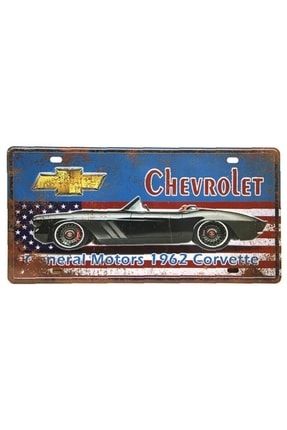 Vintage Chevrolet Metal Plaka Levha 15x30cm 1388757136