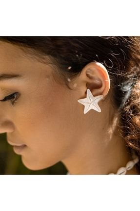 Starfish Stud Earrings El Yapımı Küpe 435626SH-1