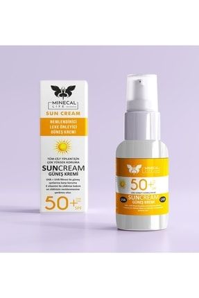 Spf 50+ Güneş Kremi 50ml Leke Önleyici Life Sun 50+