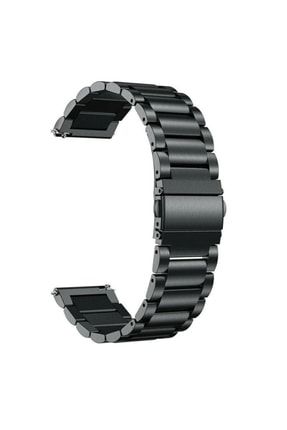 Samsung Galaxy Watch Active 2 40 / 44 Mm Metal Kordon Premium Paslanmaz Çelik Kayış Baklalı Model SKU: 176017
