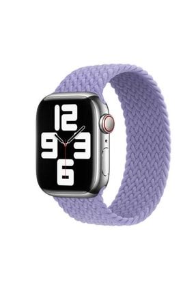 Apple Watch 42mm 44mm Hasır Örgü Kordon Akıllı Saat Kordon Large SKU: 389850
