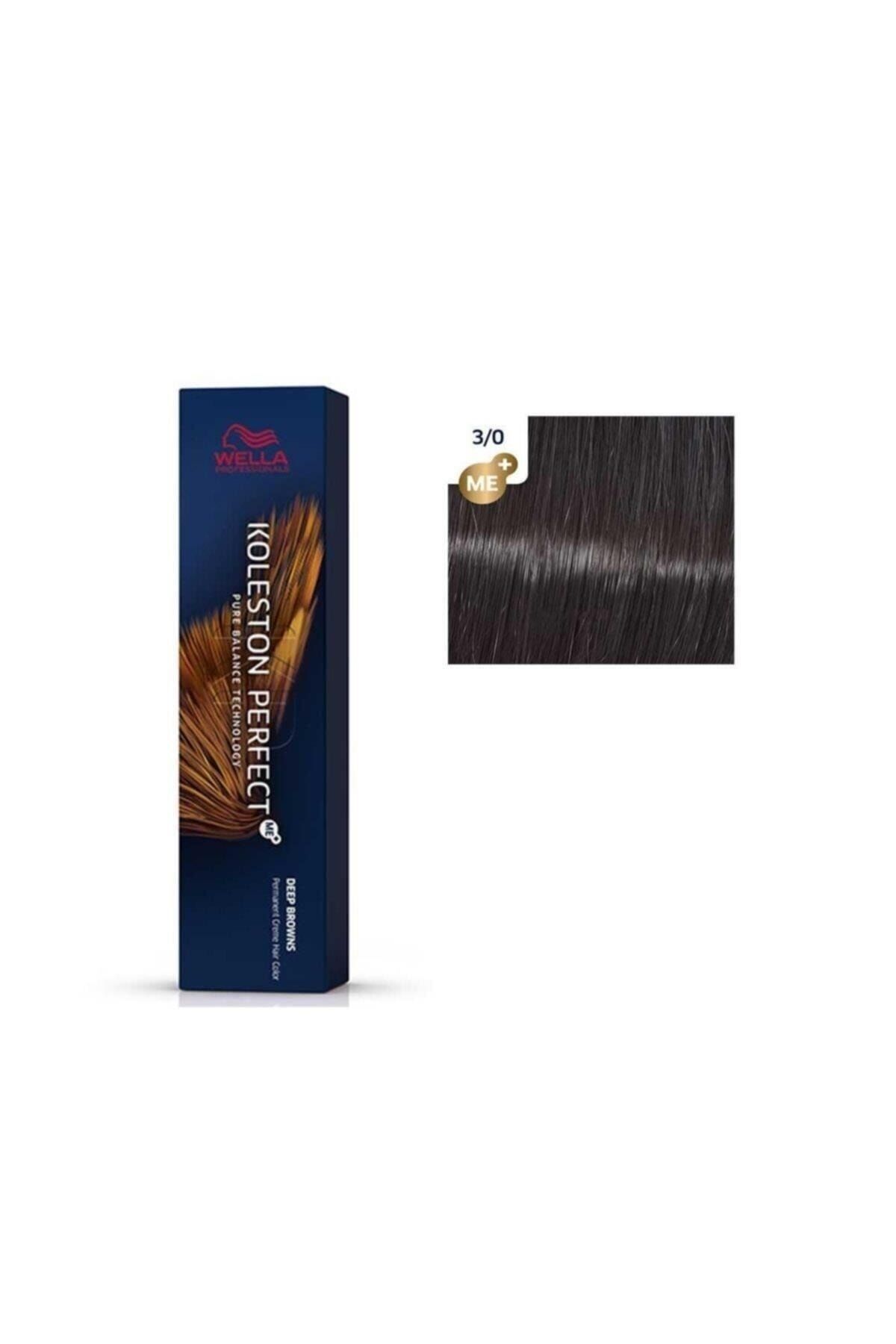 رنگ مو سفید مردانه و زنانه Koleston Perfect Me+ Deep Browns 3 0 قهوه ای تیره 60 _ml ، Wella