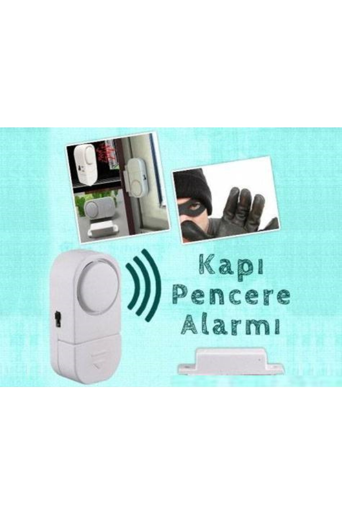 Çokuygunuz 2 Adet Kapı Pencere Alarmı 90 Db. Yüksek Sesli Ofis Ev Güvenlik Kiti fotoğrafı 4 (önizleme)