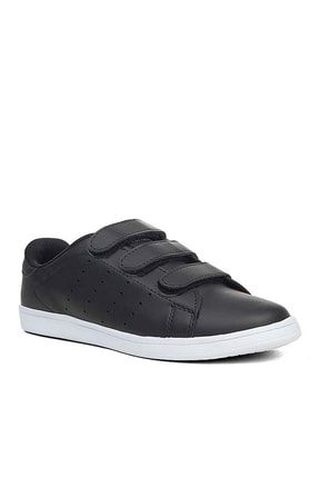 Venuma 308 Üç Cırtlı Unisex Spor Ayakkabı Siyah Beyaz C1-S0000-00155